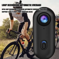 Tiny Action Camera 4k Body Camera Wearable 360-Degrees Rotatable 4k Resolution Compact Tool For Underwater Sports Streaming