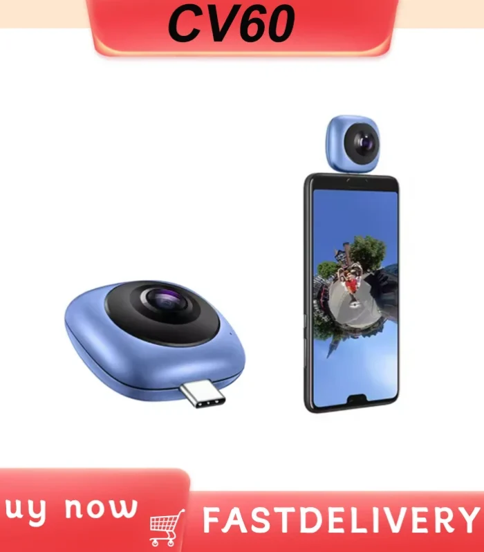 CV60 Huawei Coolplay Portable HD Panoramic Camera 360° Panoramic Camera Fisheye Planet Camera