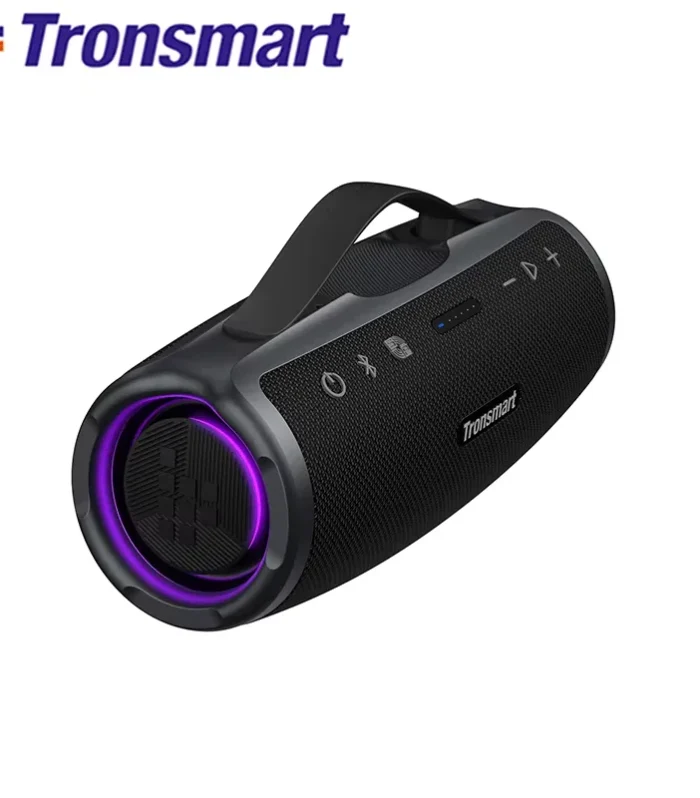 Tronsmart Mirtune S100 Speaker 50W Bluetooth Speaker with IPX7 Waterproof, APP Control, Built-in Powerbank & Retractable Handle
